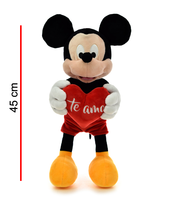 MIMY007  MICKEY CON CORAZON 45 CM