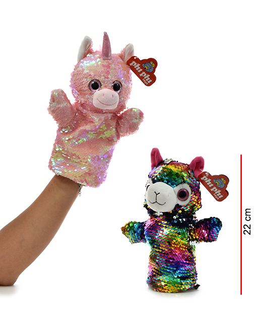 MI1601  TITERE UNICORNIO CON LENTEJUELAS