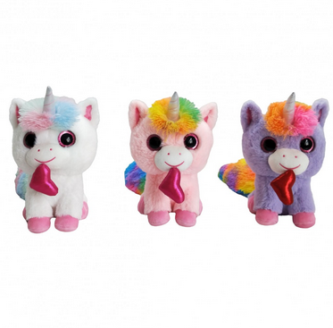 WO29078  UNICORNIOS CON CORAZON EN LA BOCA