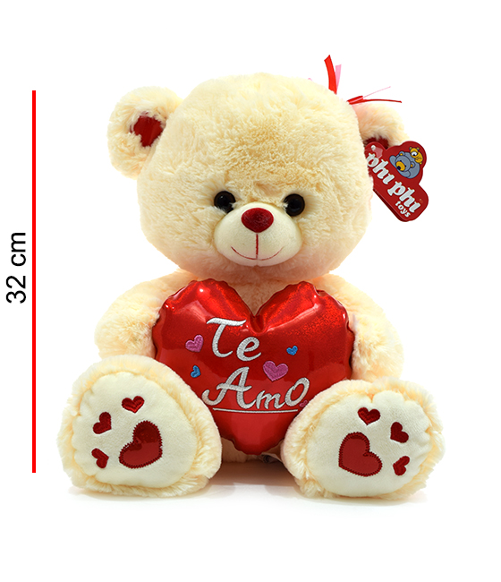 MI5435  OSO CON CORAZON ROJO