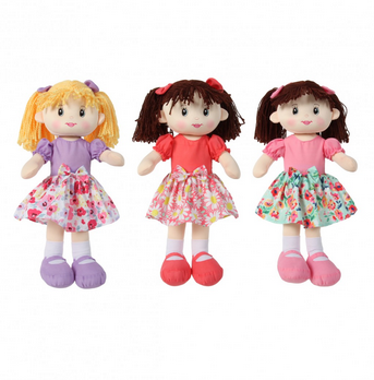 WO83733  MUÑECA VESTIDO FLORES