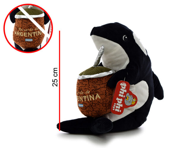 MI2677  ORCA CON MATE 25CM