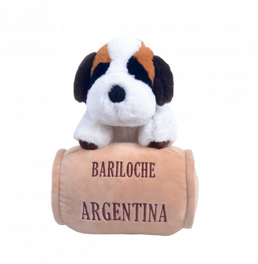 WO10688-9  SAN BERNARDO CON BARRIL 22CM