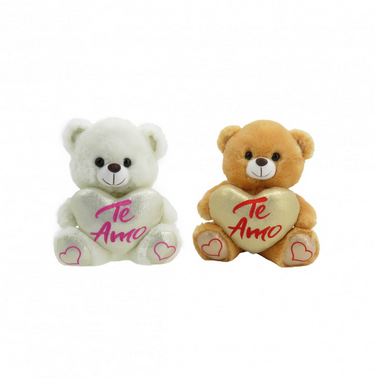 WO62640  OSO CON CORAZÓN 25 CM