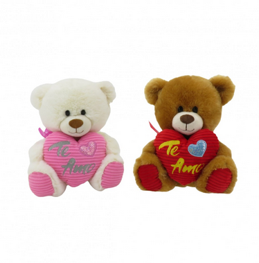 WO43026  OSO CON CORAZON 22.5 CM