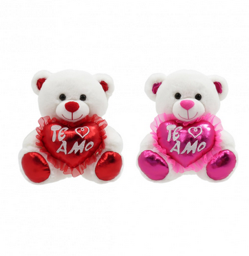 WO41029  OSO CON CORAZON 25 CM