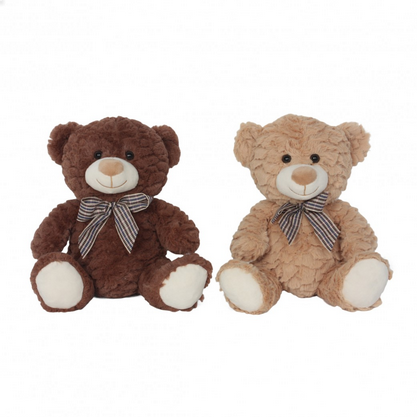 WO211114  OSO CON MOÑO DOS COLORES 26.50 CM