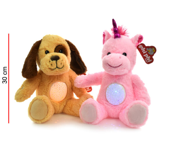 MI1635 - PERRO Y UNICORNIO CON PROYECTOR Y MUSICA
