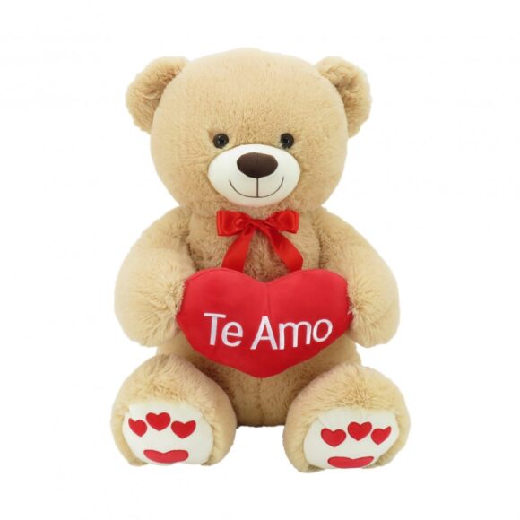 WO41036 - OSO CON CORAZÓN 62CM