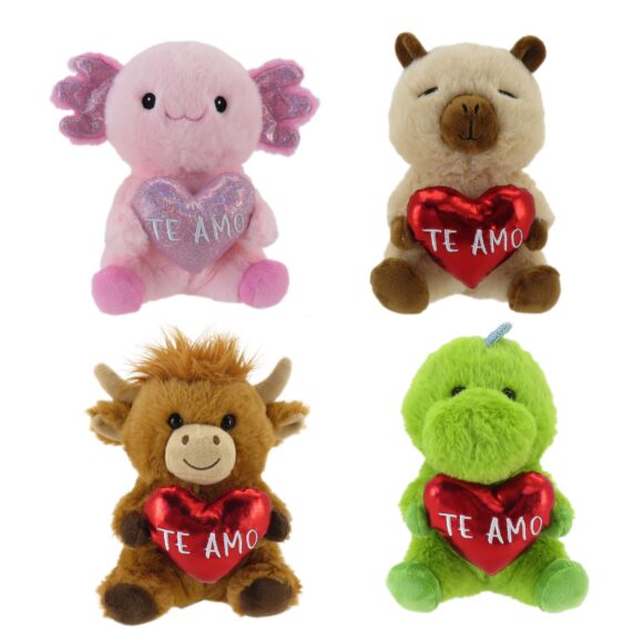 WO449071 - ANIMALES CON CORAZÓN 19CM
