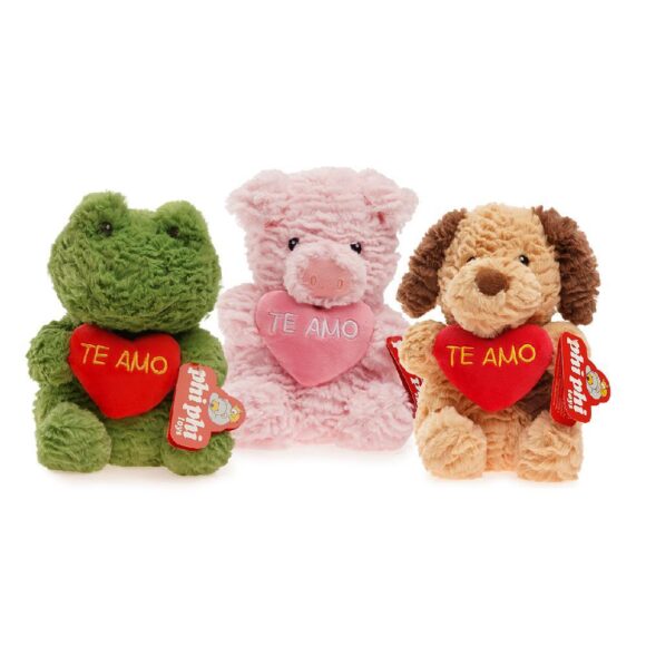 MI8294 - ANIMALES C/ CORAZON  21CM