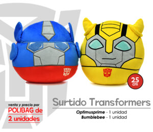 MITF009 - SURTIDO TRANSFORMES SPANDEX 25CM