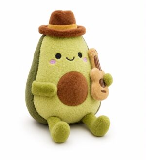 WP0073 - PALTA CON GORRO Y GITARRA 22CM