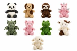 WO851223 - ANIMALES PELO RULO 20 CM