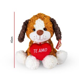 MI4551 - PERRO CON CORAZON 40 CM