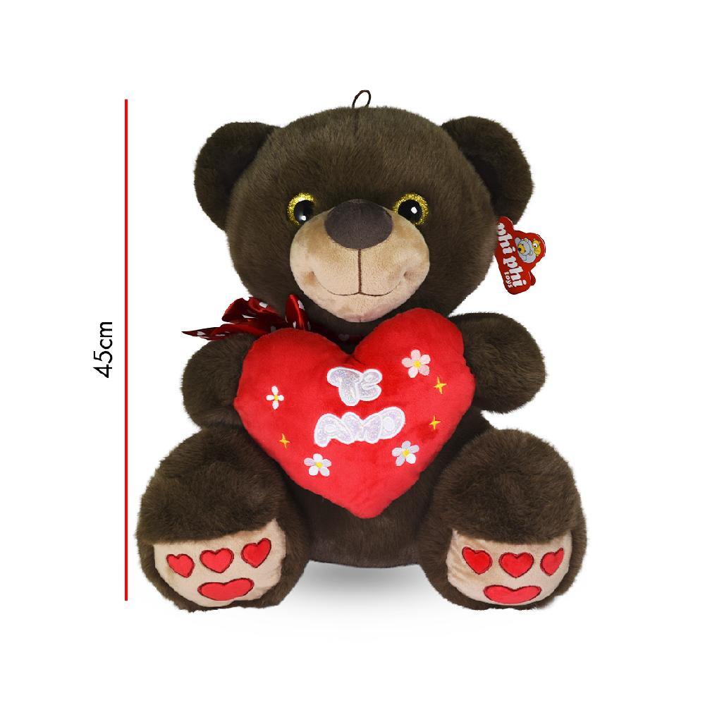 MI4552 - OSO CON CORAZON 45 CM